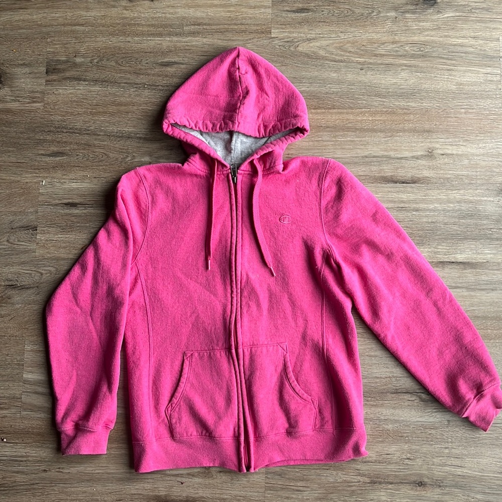 Pink Champion hoodie